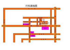 学校行车路线图